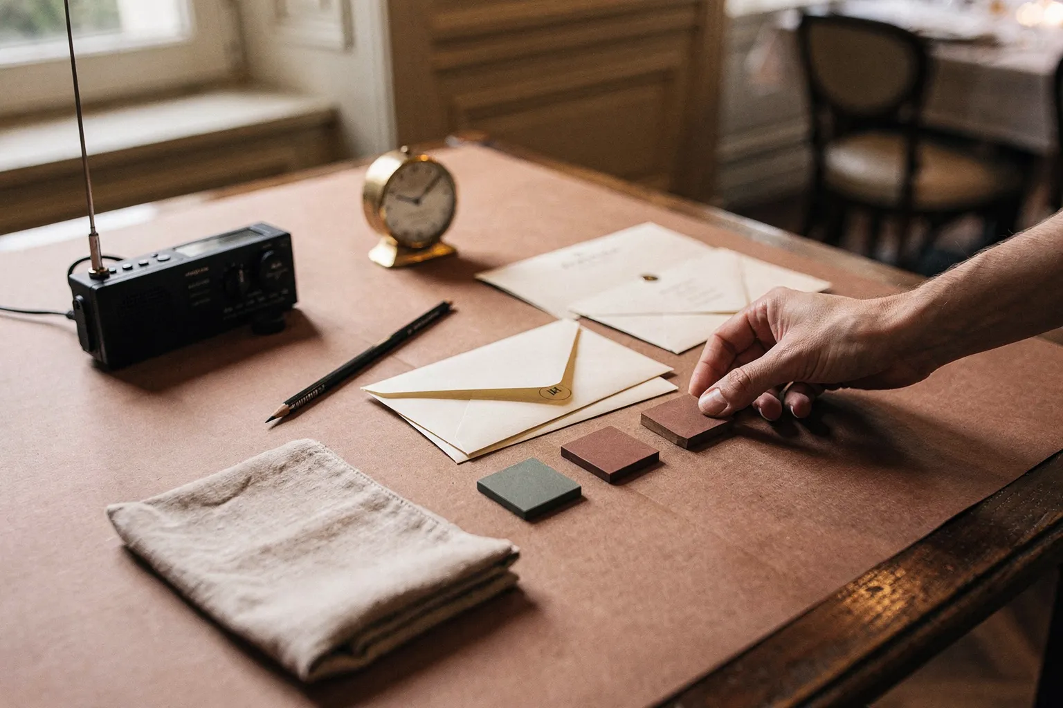 An event operations desk prepared with precise schedules, communications, and guest details
