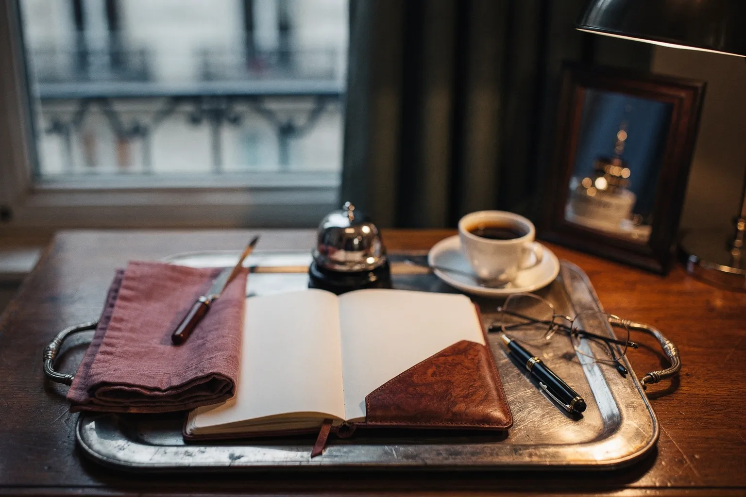 A personal hospitality still life connecting Parisian elegance with a New York point of view